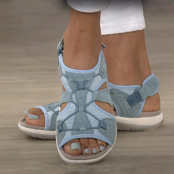 Orthopädische Sandalen mit Klettverschluss Riemen