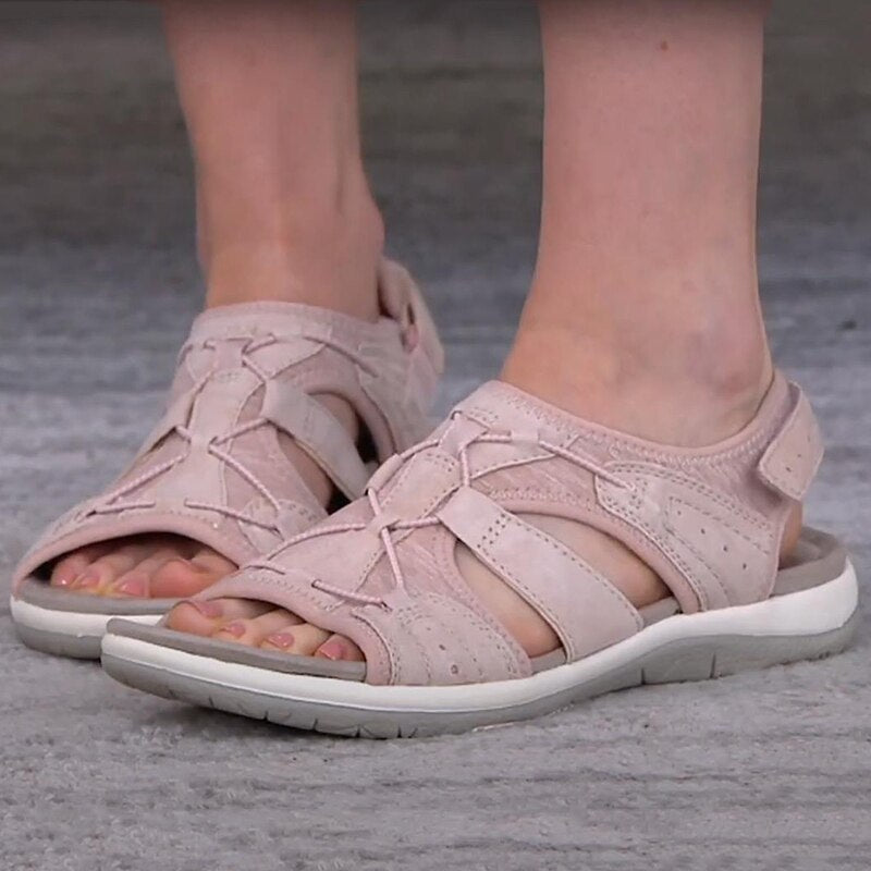 Orthopädische Sandalen mit Klettverschluss Riemen