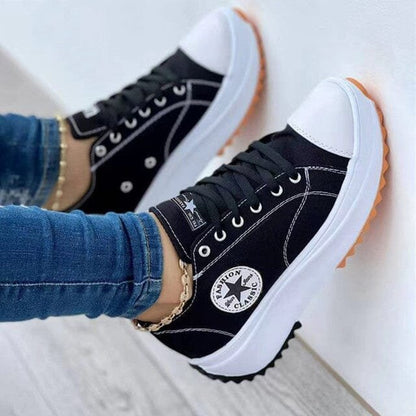 Eliza - Orthopädische Damen Turnschuhe mit Plateausohle Detail