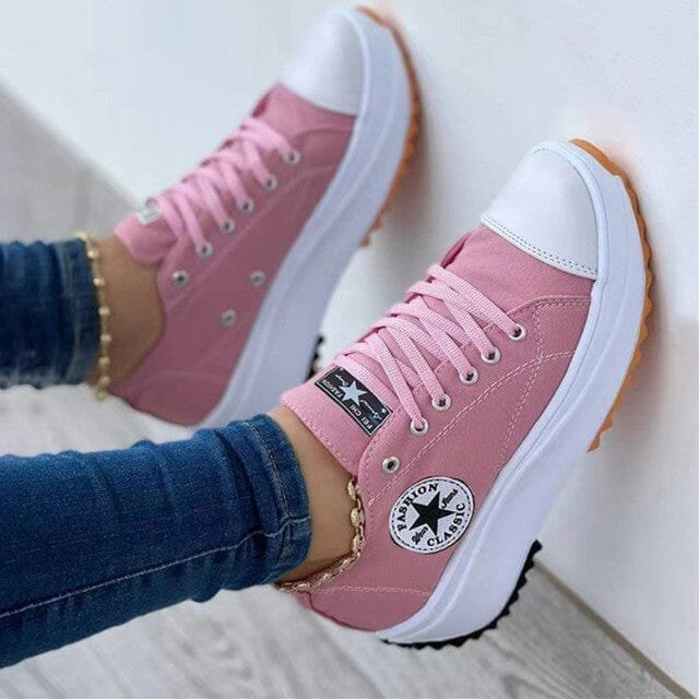 Eliza - Orthopädische Damen Turnschuhe mit Plateausohle Front