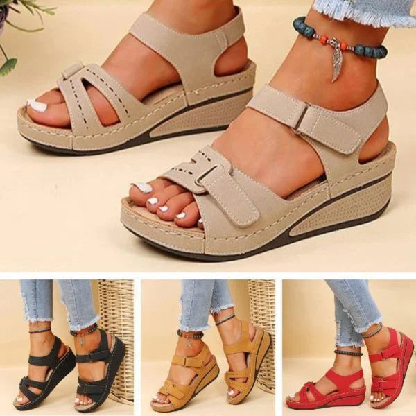 Damen Sandalen Mit Keilabsatz – Ansicht 8
