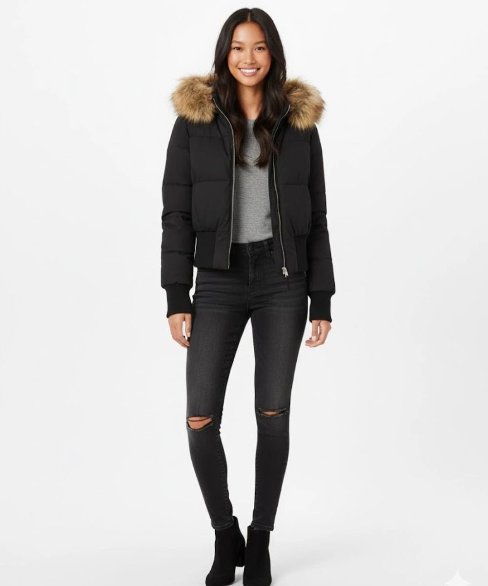 Frieda - Gesteppte Winterjacke mit Kapuze für Damen Lifestyle