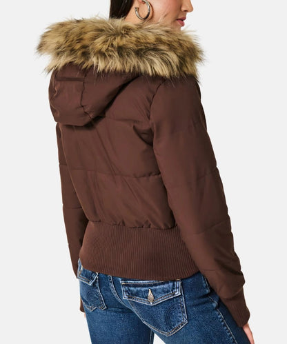 Frieda - Gesteppte Winterjacke mit Kapuze für Damen View 18