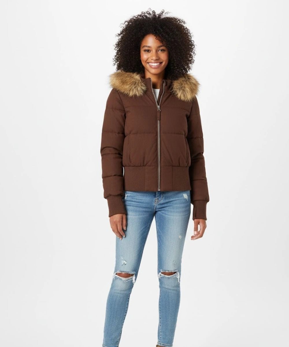 Frieda - Gesteppte Winterjacke mit Kapuze für Damen View 19