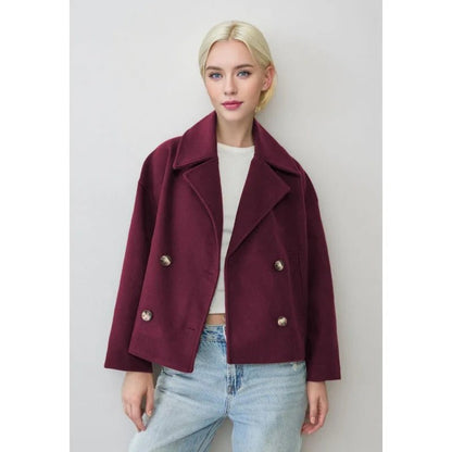 Greta - Klassische Damen Jacke mit Doppelreiher Back
