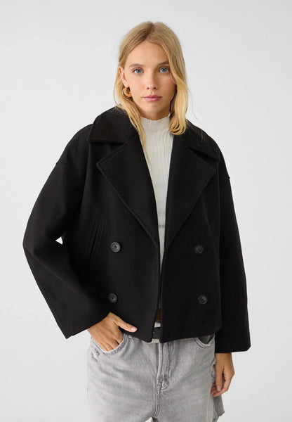Greta - Klassische Damen Jacke mit Doppelreiher Front