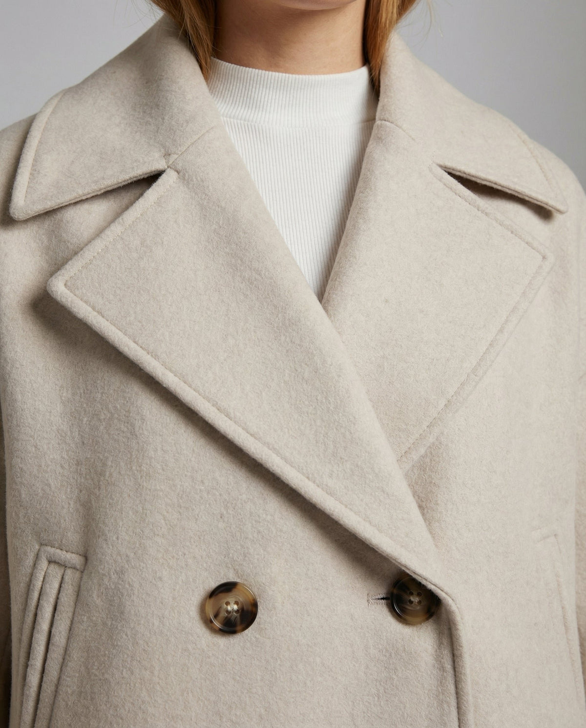 Greta - Klassische Damen Jacke mit Doppelreiher Full