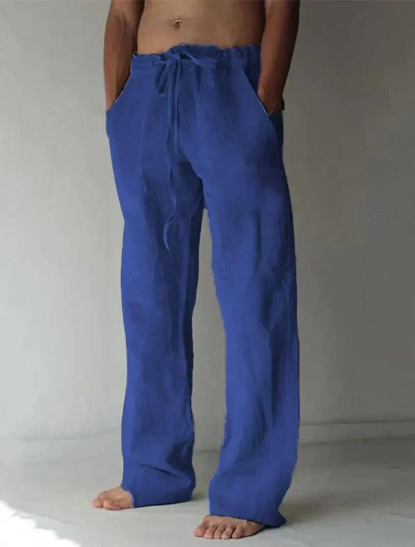 Herren Leinenhose Weites Bein | Entspannt Alternate
