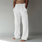 Herren Leinenhose Weites Bein | Entspannt