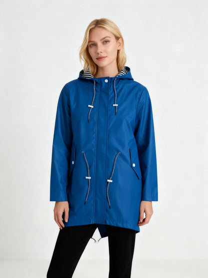 Ida - Wetterfester Mantel mit Kapuze für Damen Lifestyle