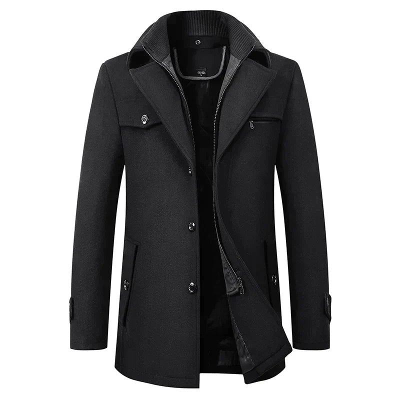 Jonas - Wasserdichte Business Winterjacke für Herren Front