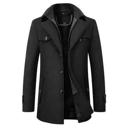 Jonas - Wasserdichte Business Winterjacke für Herren Front