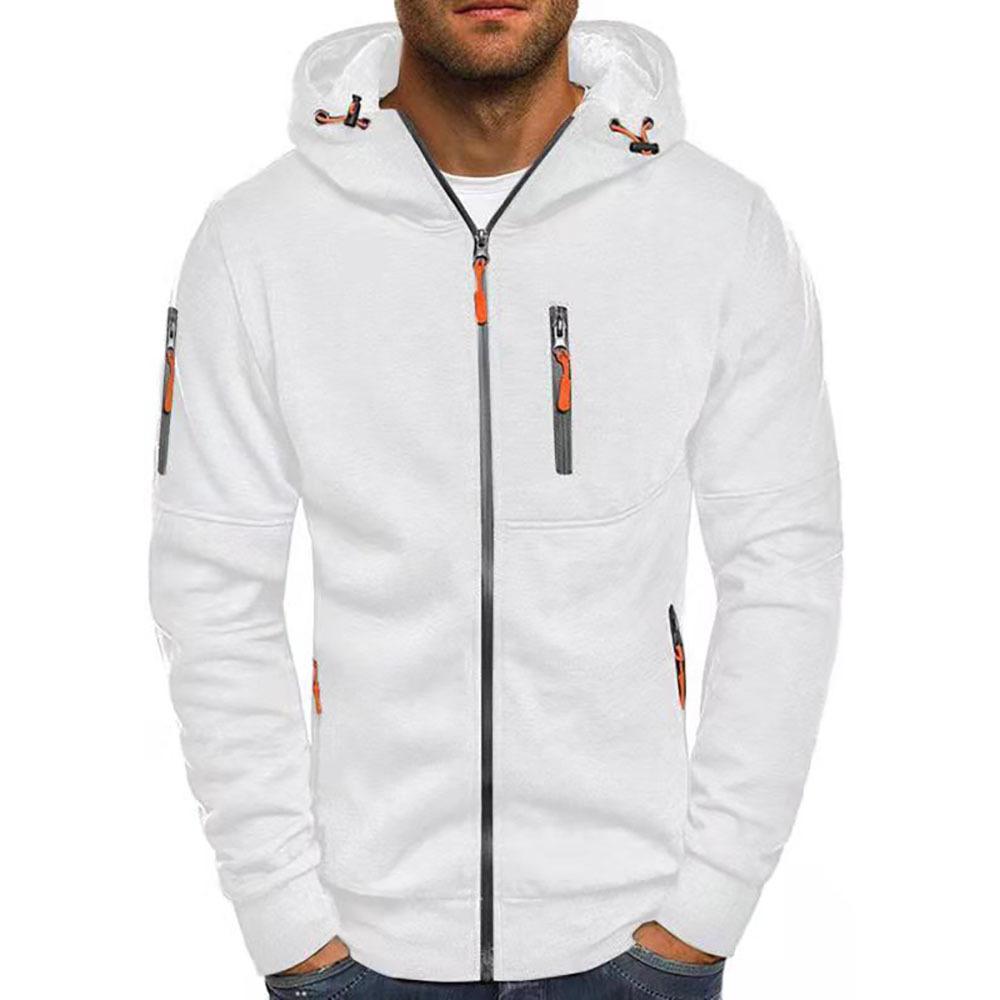Kapuzensweatshirt Mit Reißverschluss | Sportlicher Hoodie Stil