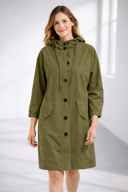 Jule - Lockere Kapuzenjacke für Damen Back