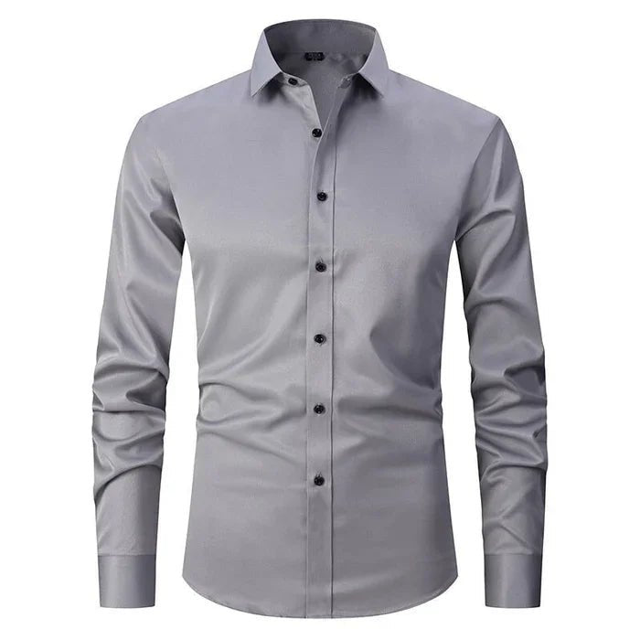 Lukas - Bügelfreies Herren Langarmhemd mit Slim Fit View 11