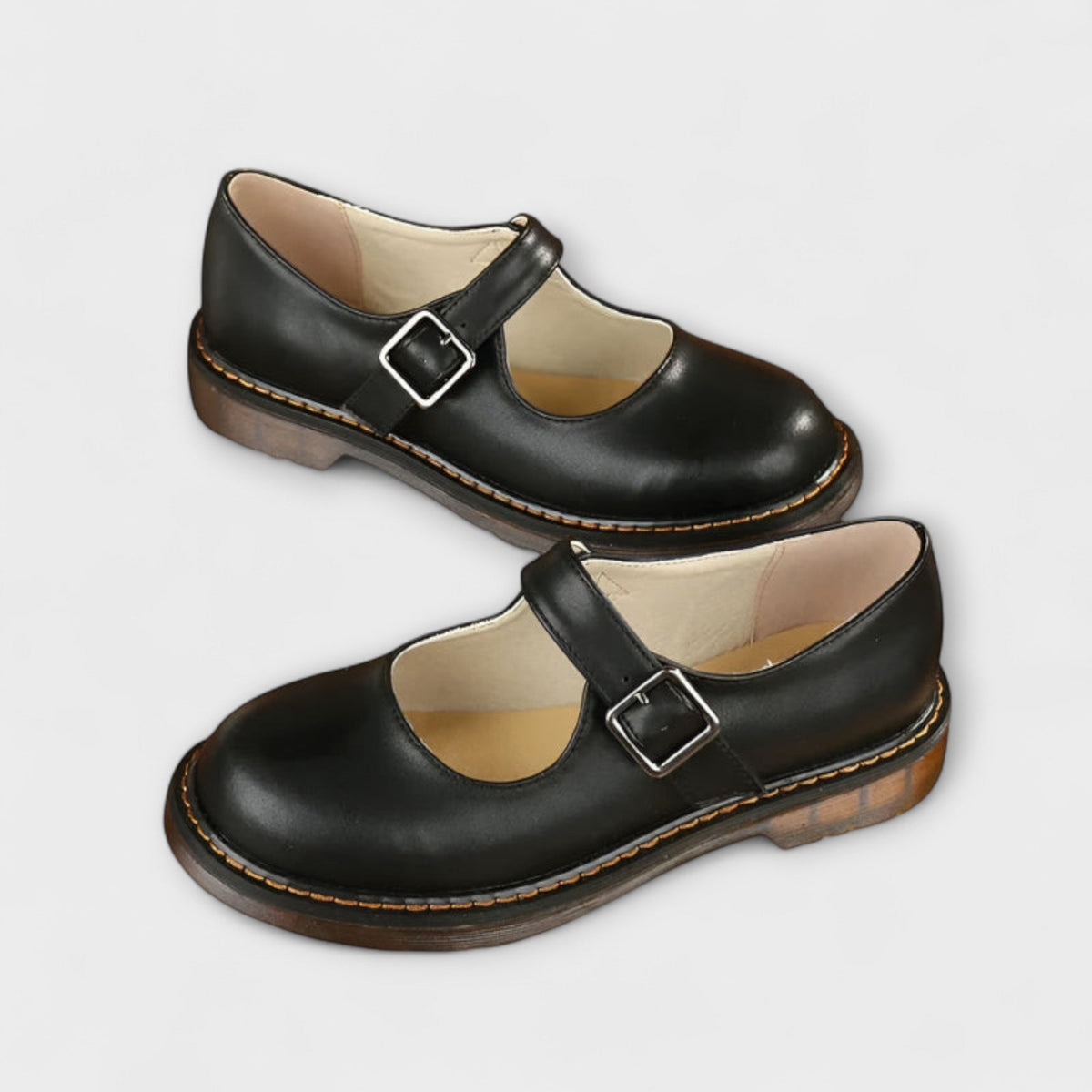 Mary-Jane-Schuhe für Damen mit Schnalle – Ansicht 3