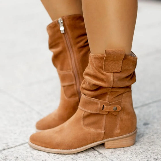 Freizeit Stiefeletten | Weicher Schaft mit Schlupfform