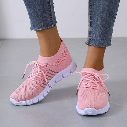 Stella - Sportliche Flyknit Sneaker für Damen Angle