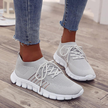 Stella - Sportliche Flyknit Sneaker für Damen Back