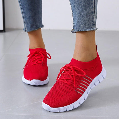 Stella - Sportliche Flyknit Sneaker für Damen Detail