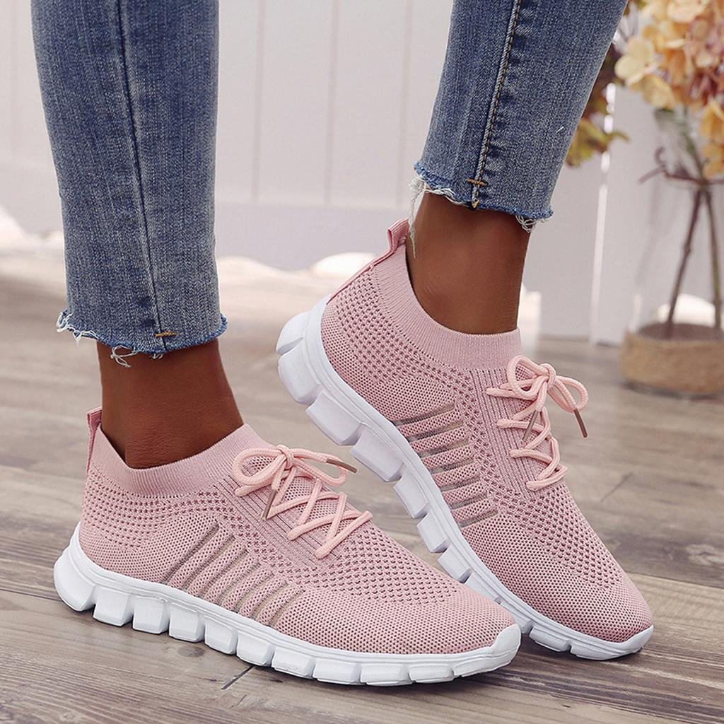 Stella - Sportliche Flyknit Sneaker für Damen Front