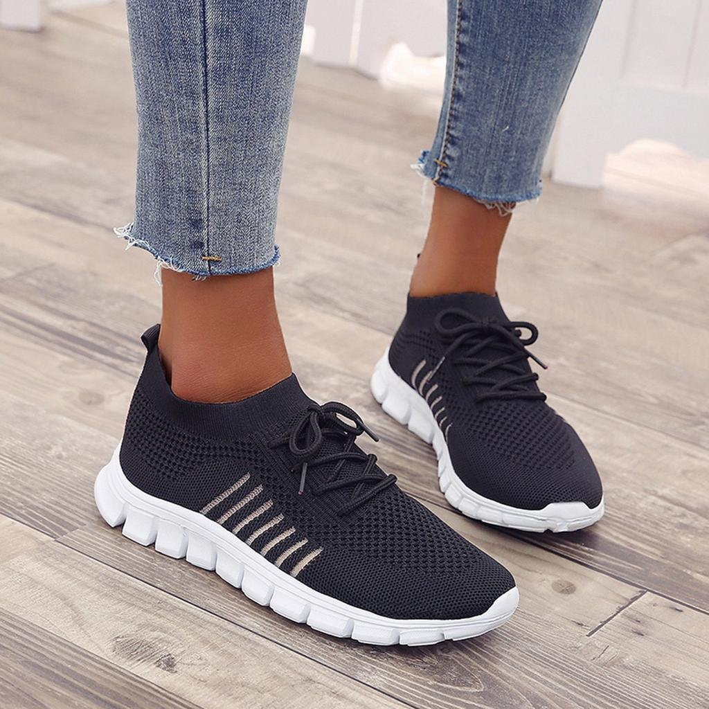 Stella - Sportliche Flyknit Sneaker für Damen Side
