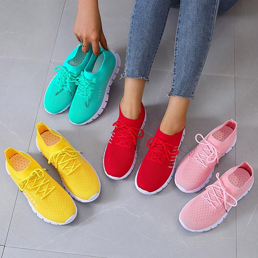 Stella - Sportliche Flyknit Sneaker für Damen View 12