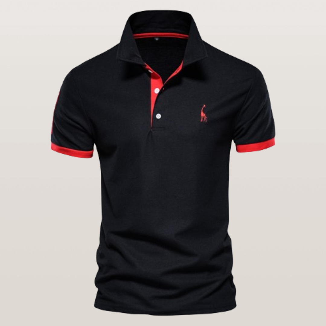 Stilvolles Poloshirt Herren Kurzarm mit Polokragen – Ansicht 3