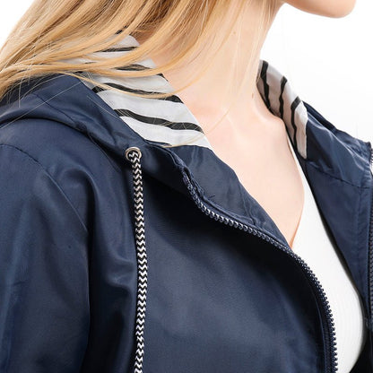 Thea - Wind- und wasserdichte Mackintosh-Jacke für Damen Detail