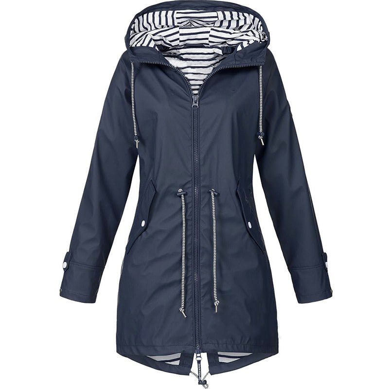 Thea - Wind- und wasserdichte Mackintosh-Jacke für Damen Side
