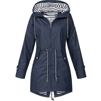 Thea - Wind- und wasserdichte Mackintosh-Jacke für Damen Side