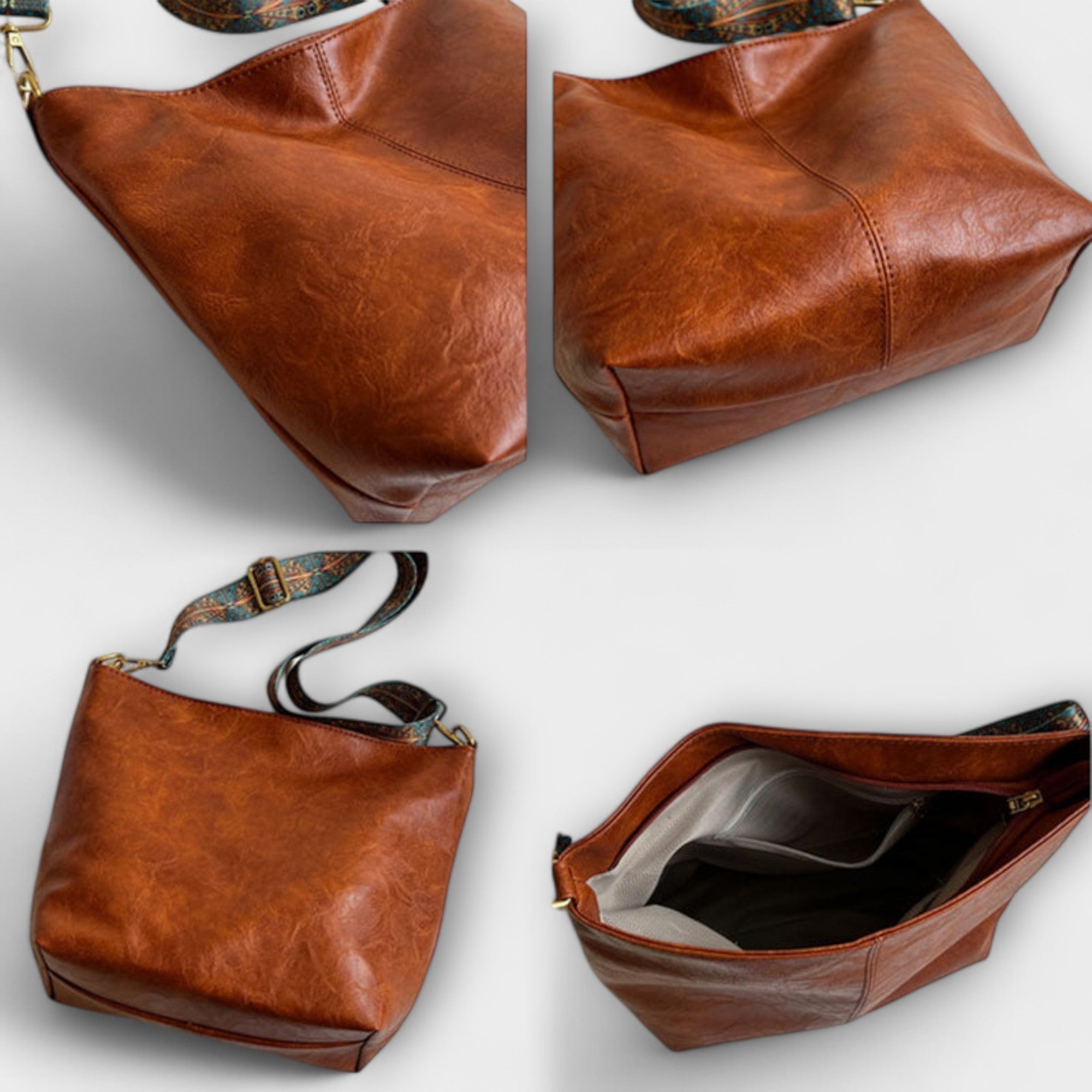 Umhängetasche Modernes Design Mit Breitem Riemen – Ansicht 2