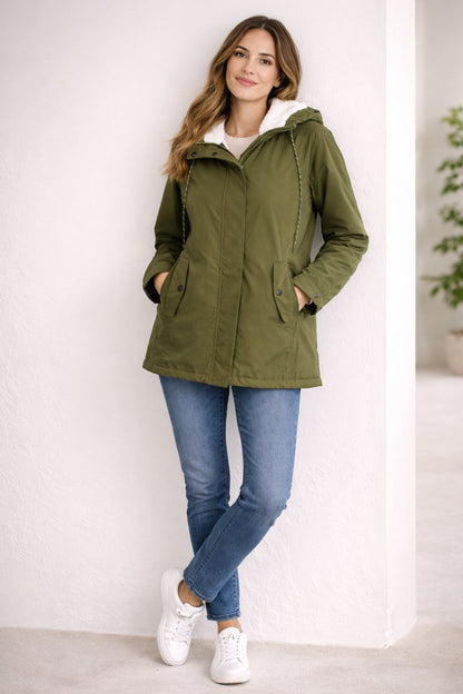 Vera - Lange Winterjacke mit Kapuze für Damen Hero