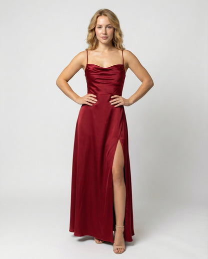 Violet - Elegantes Seiden Maxikleid für Damen Hero