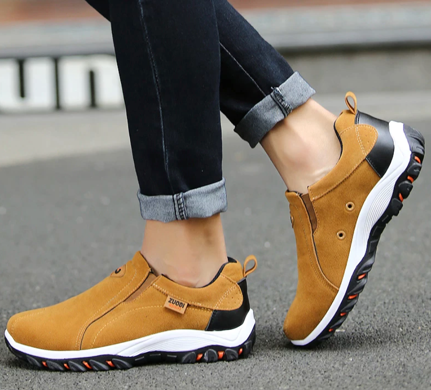 Winterschuhe Slip On Sneaker Herren Sportlicher Schuh mit Profilsohle – Ansicht 3
