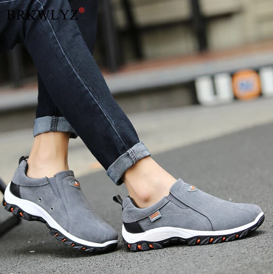 Winterschuhe Slip On Sneaker Herren Sportlicher Schuh mit Profilsohle – Ansicht 5